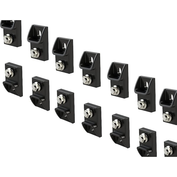 Mounting Kit, 12 in. H x 12 in. W x 6 in. L, Polyamide, Stainless Steel, 25 PK